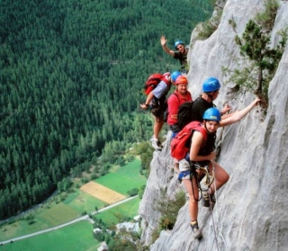  Vía ferramarra Aiguilletle du Lauzet 